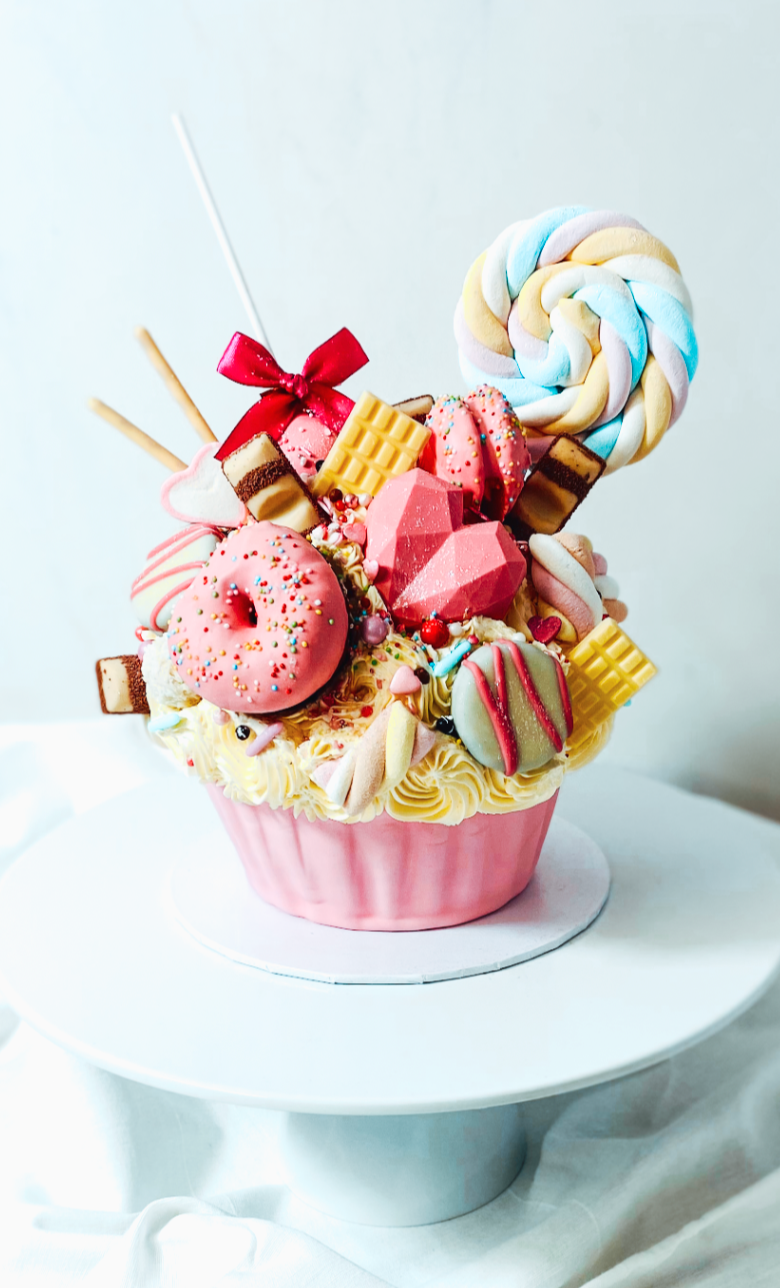 Giant LOVE IS SWEET-  Cupcake