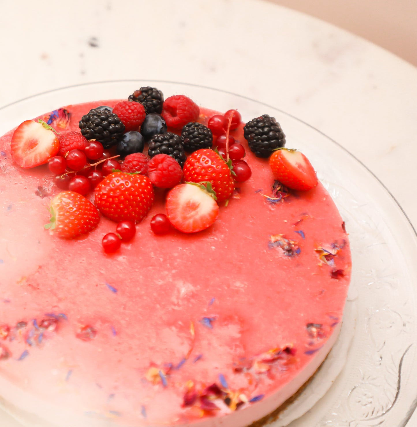 Cheesecake - SUIKERVRIJ/GLUTENVRIJ/VEGAN - KERST