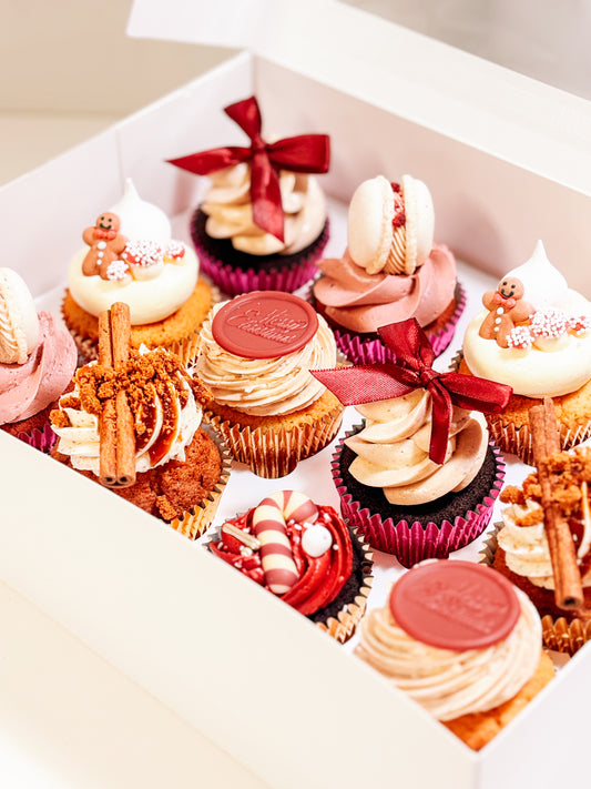 KERST - Cupcakes - 6 stuks