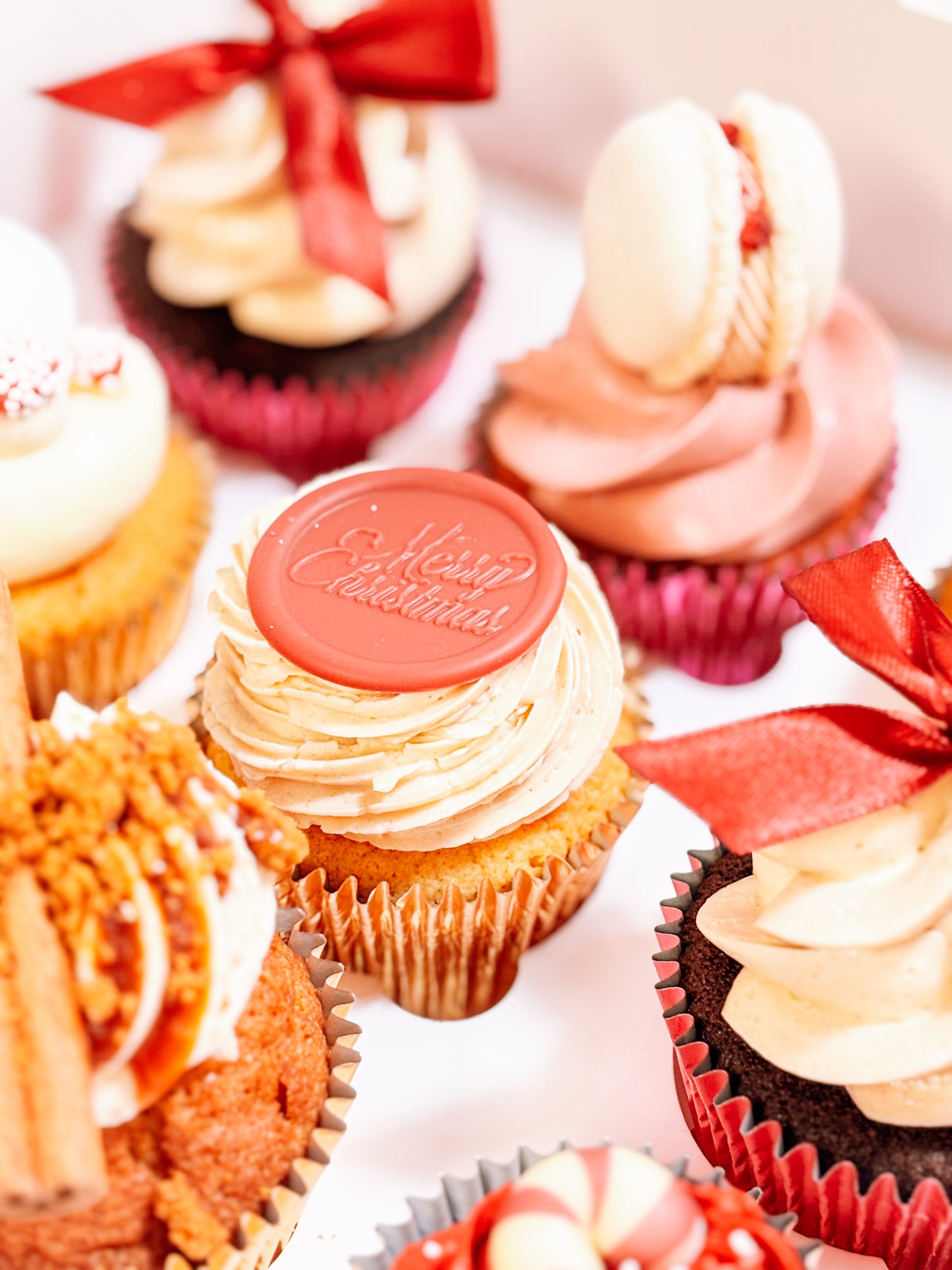 KERST - Cupcakes - 6 stuks