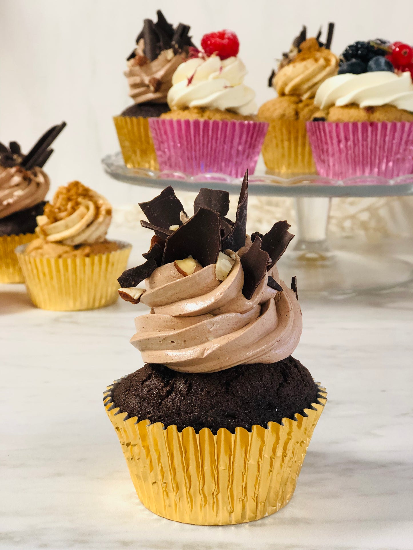 VEGAN Cupcakes - 4 stuks - pick your flavor!